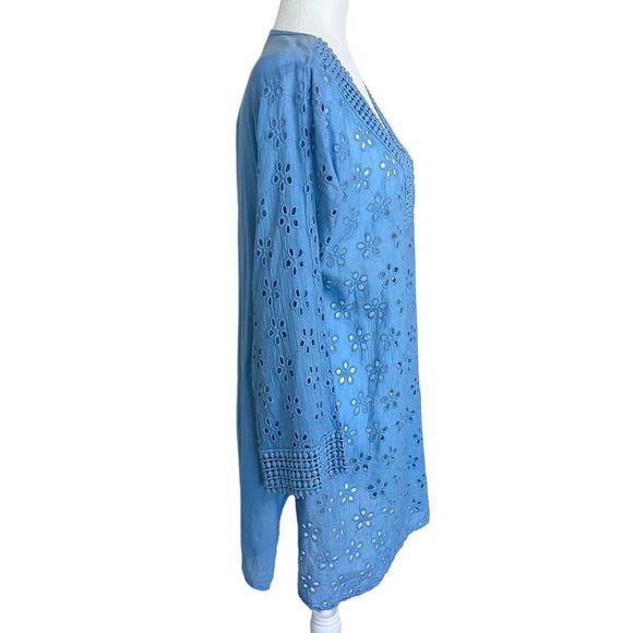 Blue Tunic Cover Up size L. - Picture 6 of 6